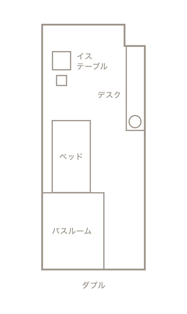 ダブル 間取り図