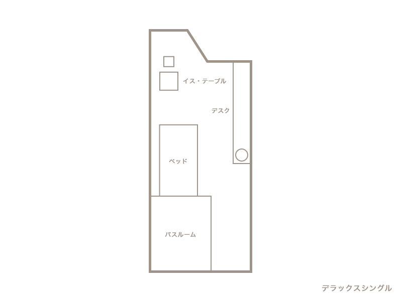 デラックスシングル 間取り図
