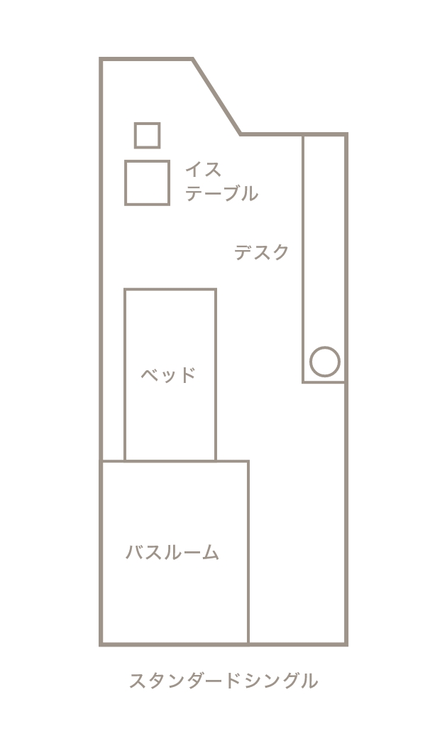 スタンダードシングル 間取り図