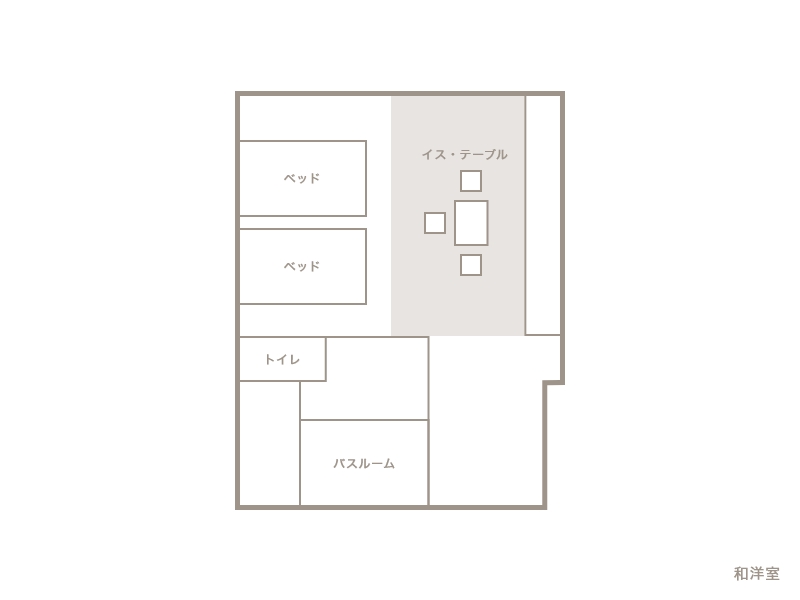 和洋室 間取り図