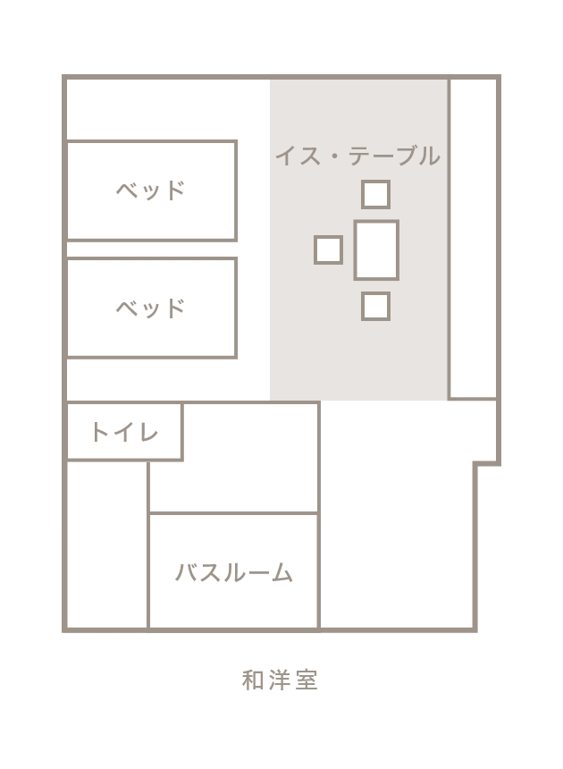 和洋室 間取り図